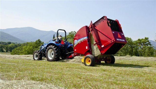 Presse à balles rondes polyvalente New Holland ROLL BELT(TM) 450 Roll Belt(TM) 450