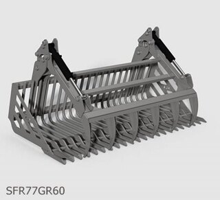 HLA - Regular Duty Stone Fork & Regular Utility Grapple