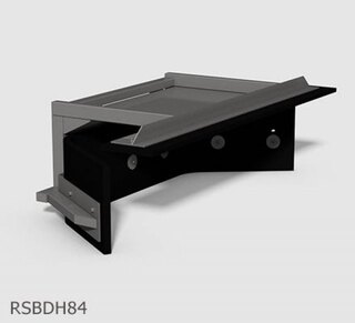 HLA - Heavy Duty Rubber Free Stall Scraper with Back Drag