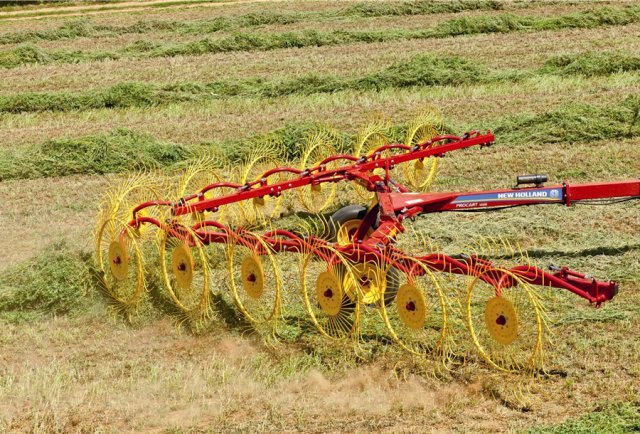 Râteaux à roues sur chariot New Holland Procart(TM) Deluxe